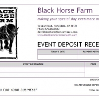 Business Form - Event Deposit Receipt