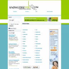 KnowledgePole Website Design