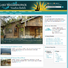 Wallenpaupack Rentals Website Design