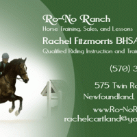 Ro-No Ranch / Rachel Business Card (Front)