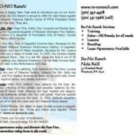 Ro-No Ranch Postcard (Back)